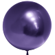 Шар (18''/46 см) Deco Bubble, Фиолетовый, Хром, 1 шт.