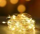 Светодиодная гирлянда, Роса 50 Led, IP14, 5 м. Теплый белый, 1 шт.