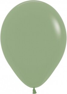Шар (12''/30 см), Эвкалипт (027), пастель, 12 шт.