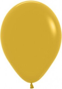 Шар (12''/30 см), Горчичный (023), пастель, 12 шт.