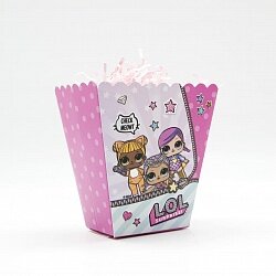 Коробочки для сладостей, Кукла ЛОЛ (LOL), 9*6*10 см, 6 шт.