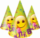 Колпаки, Смайл, Emoji, Желтый, 6 шт.