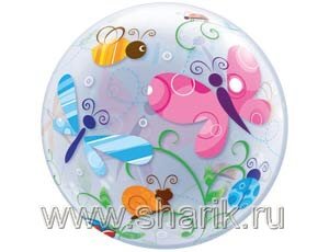 П BUBBLE 22" Насекомые садовые красочные