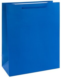Пакет подарочный, 210гр, Классика, Синий, 23*18*10 см, 1 шт.