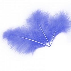 Перья Сиреневые, 13-15 см, 30 шт.