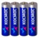 Батарейки Космос AA 1.5V, 4 шт