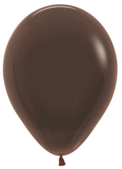 Шар (5''/13 см), Шоколадный (076), пастель, 100 шт.