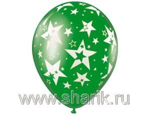 Шелкография пастель 12" Звезды Большие