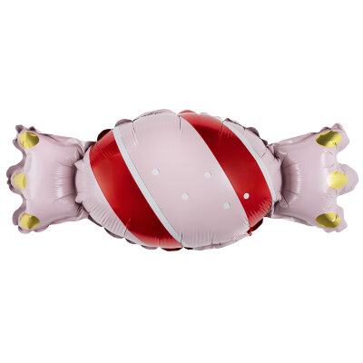 Шар с клапаном (17''/43 см) Мини-фигура, Конфета, Розовый, 5 шт.к