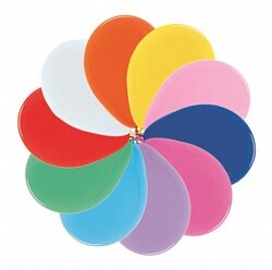 Шар (12''/30 см), Ассорти, пастель, 12 шт.